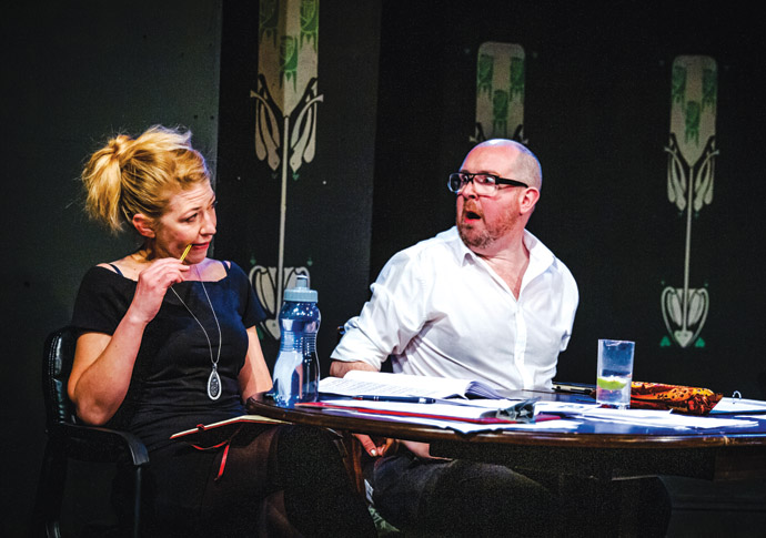 Matthew Parker and Katherine Reillly as Anthony and Penny
