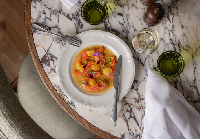 Trout Crudo - photo JustinDeSouza