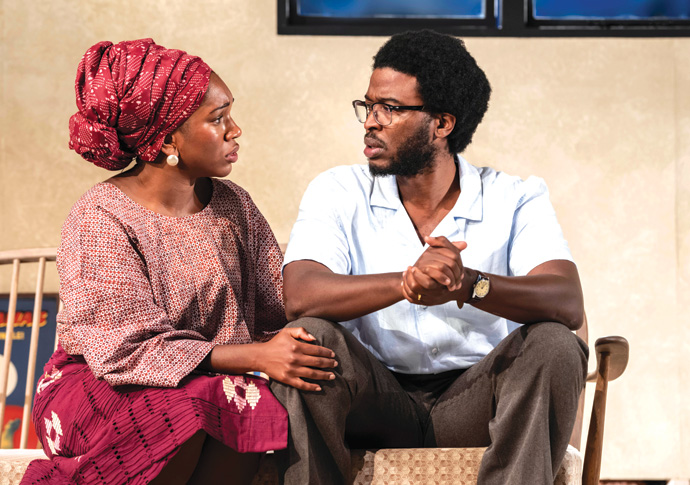 Review: Beneatha’s Place, at Young Vic Theatre Cherrelle Skeete and Zac Johan Persson