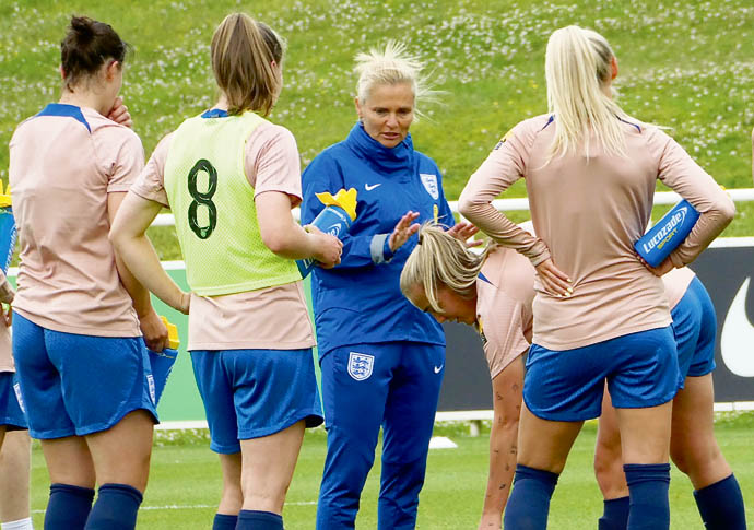 England manager Sarina Wiegman