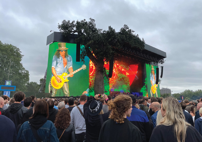 Guns 'N Roses BST Hyde Park Roisin Gadelrab