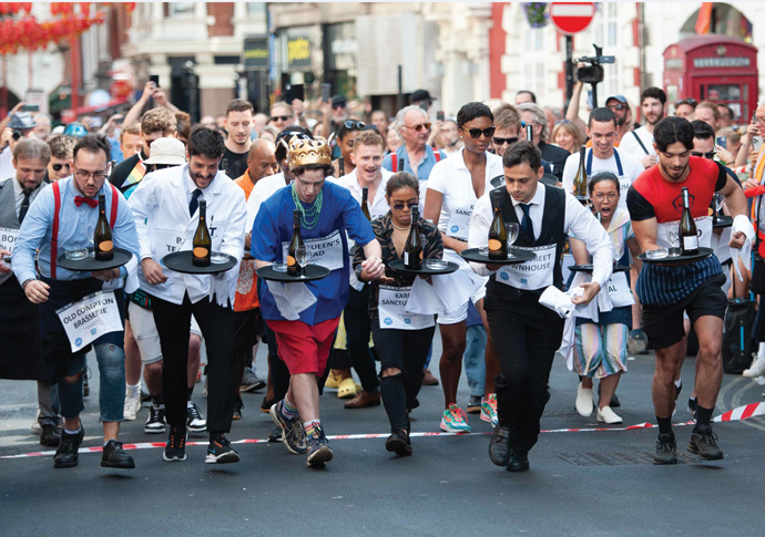 Soho Fete_Waiters Race Start 2