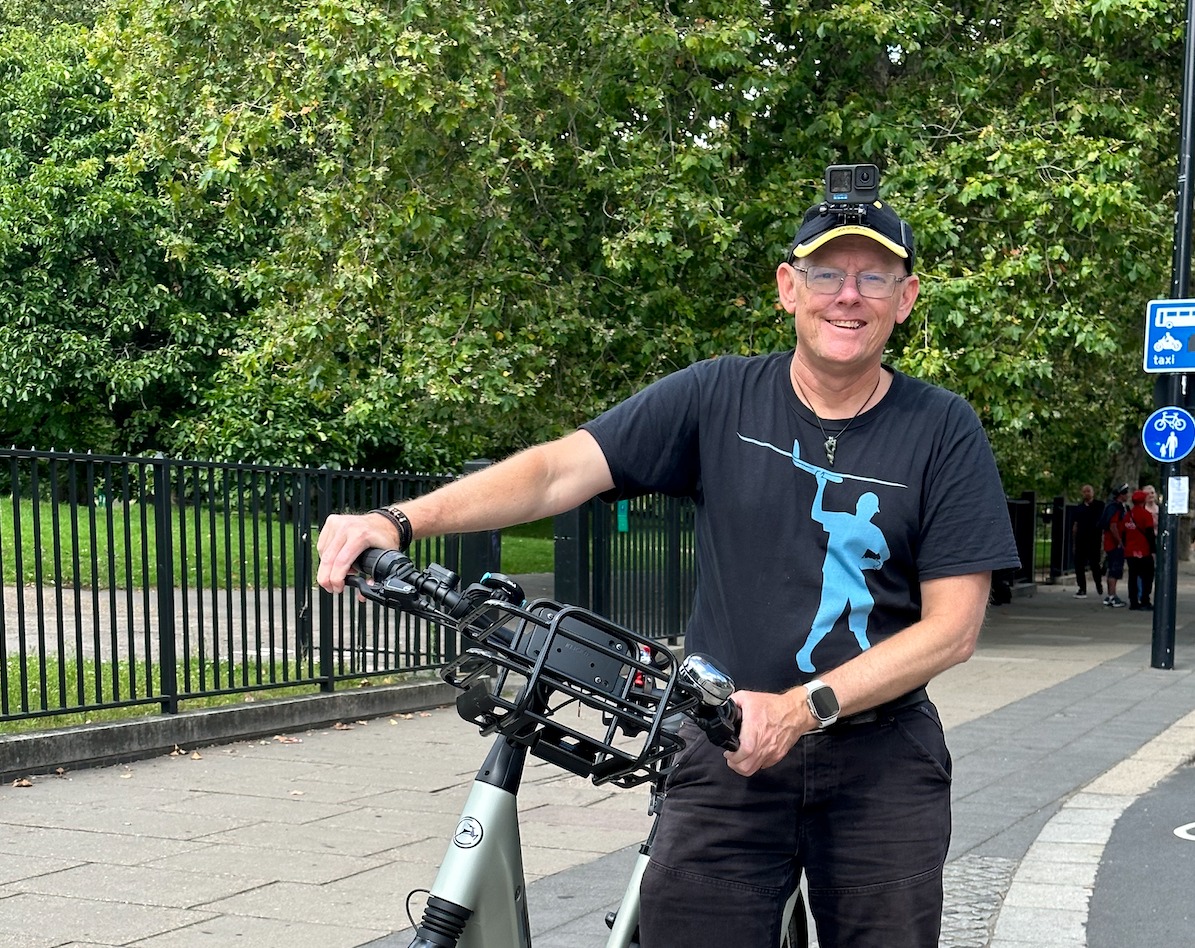 Mike Van Erp needs to look at his fellow cyclists as well Mike van Erp