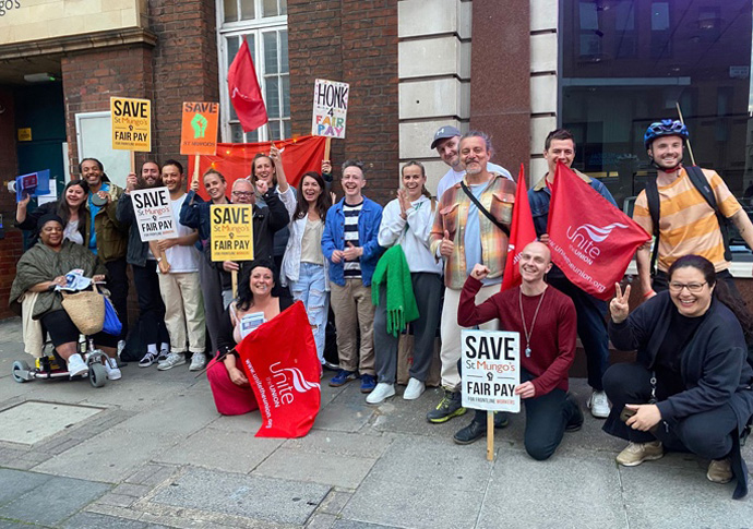 St Mungo's strike new