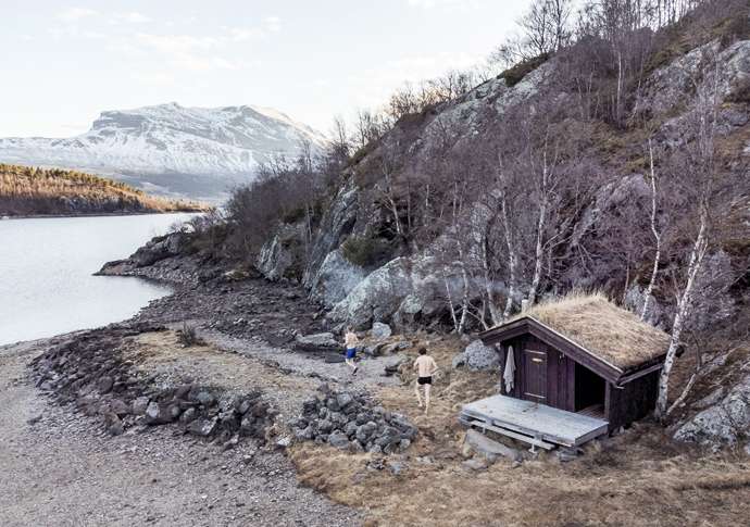 Norway Badstufolk Knuts lakeside sauna