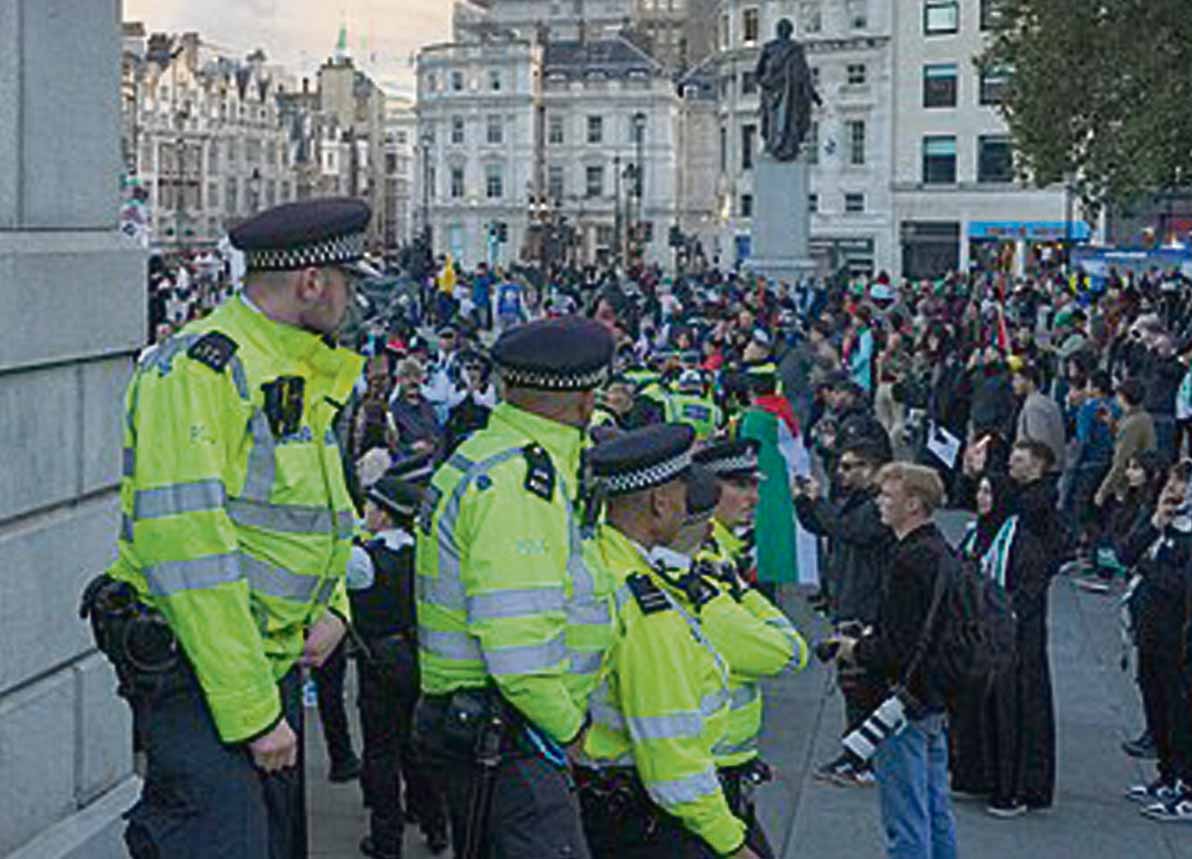 Trafalgar square Oct 14 2023