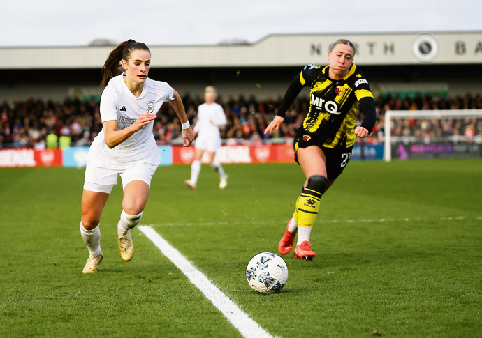 Adobe Womens FA Cup - Arsenal v Watford - Mangata Pay UK Stadium Meadow Park
