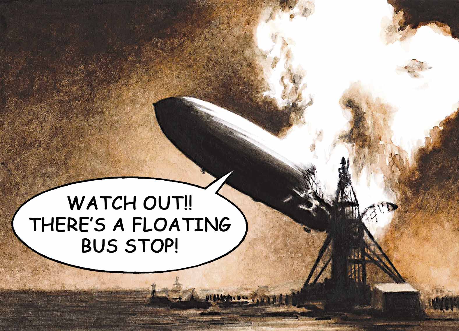 Floating Bus Stop Cartoon_John Sadler