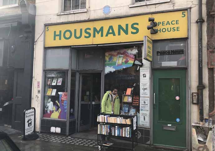 Putting the record straight on Aldermaston marches Housmans bookshop_5 Caledonian Road