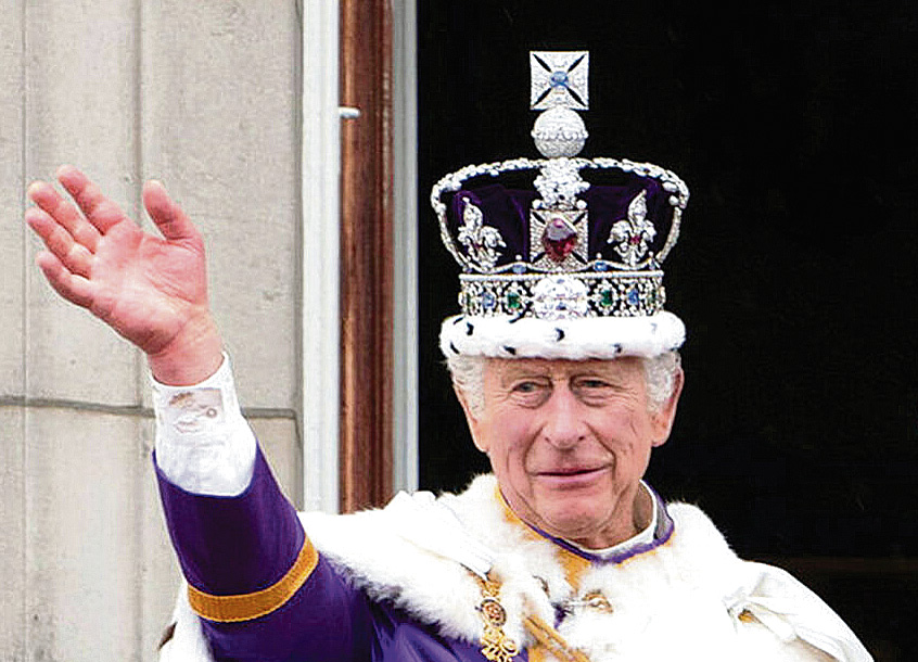 He is our monarch in all his radiant glory… King Charles credit HM Government - OGL 3