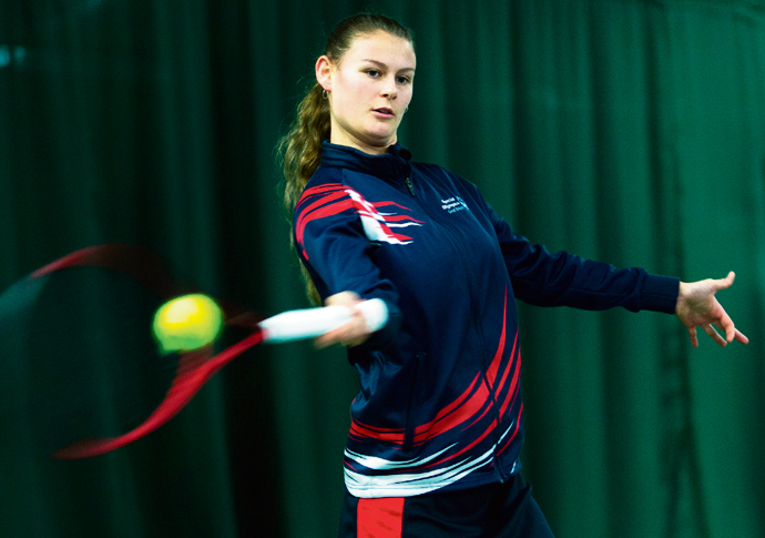 Lily Mills - Islington Tennis Centre January 24