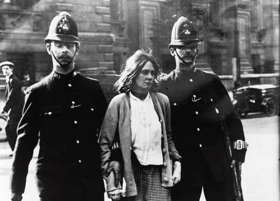 Did extreme militancy win women the vote? Suffragette arrest London 1914