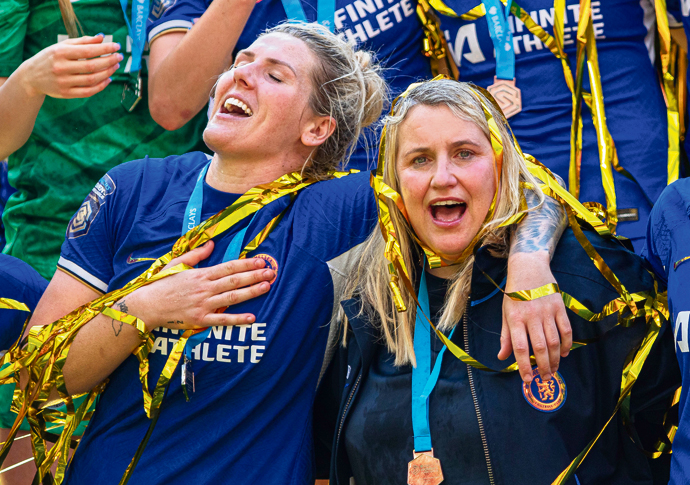 Barclays Women Super League Manchester United v Chelsea at Old Trafford Stadium, Manchester 18th May 2024