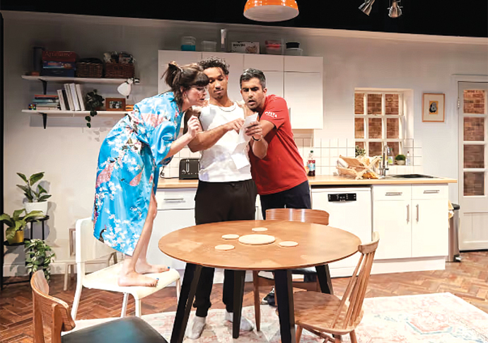 Jemima Rooper and Sandro Rosta and Bally Gill credit Richad Lakos