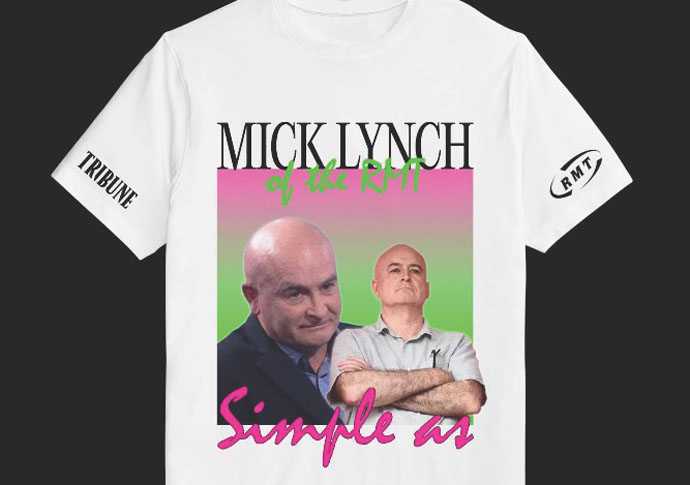 Harrington: Taking the Mick? Union leader’s fans snap up T-shirts Mick Lynch