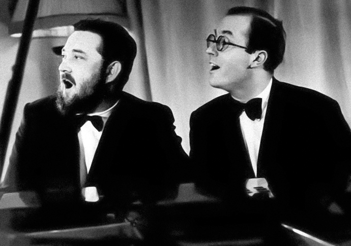 Michael White’s classical news: Flanders & Swann; Spitalfields Festival; Islington Choral Society; Thaxted Festival Michael_Flanders and Donald_Swann in 1966