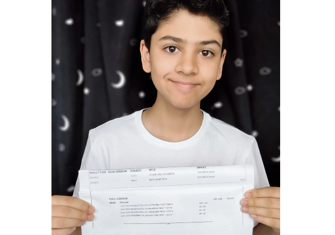 Boy gets top GCSE scores after sitting exams aged 12 Alex Reddy