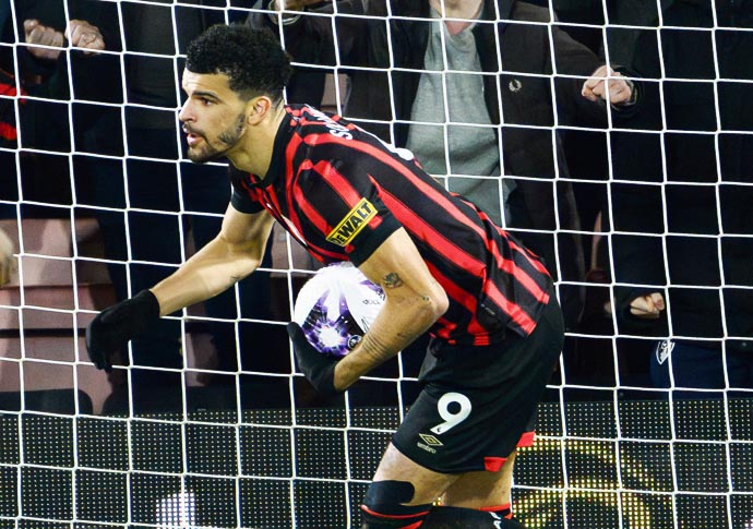 Arteta ‘to join Solanke chase’ Premier League - Bournemouth v Luton Town - Vitality Stadium