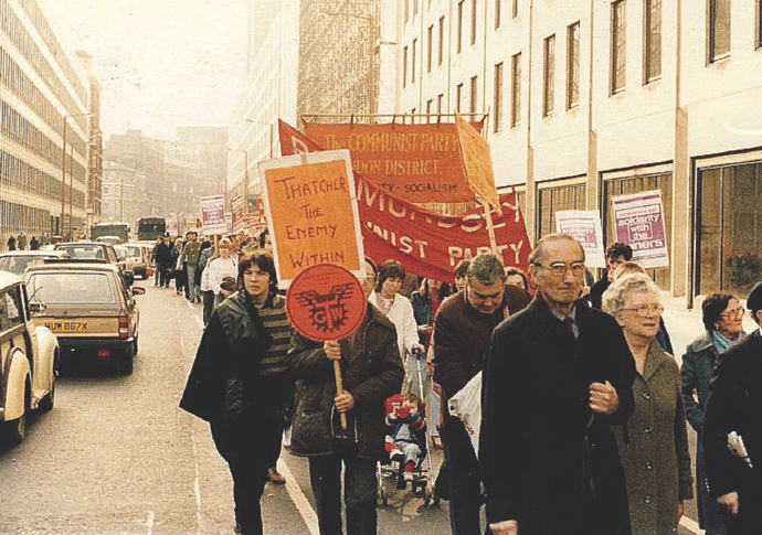 Miner injuries Miners’ strike rally in London in1984