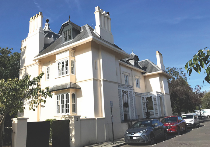 Harrington: £7.5m house stands empty Regent’s Park mansion