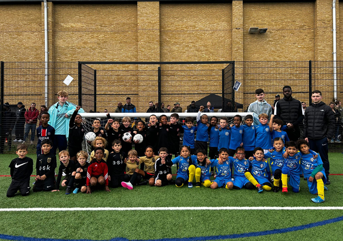 Football aces turn on the style! Camden Youth League