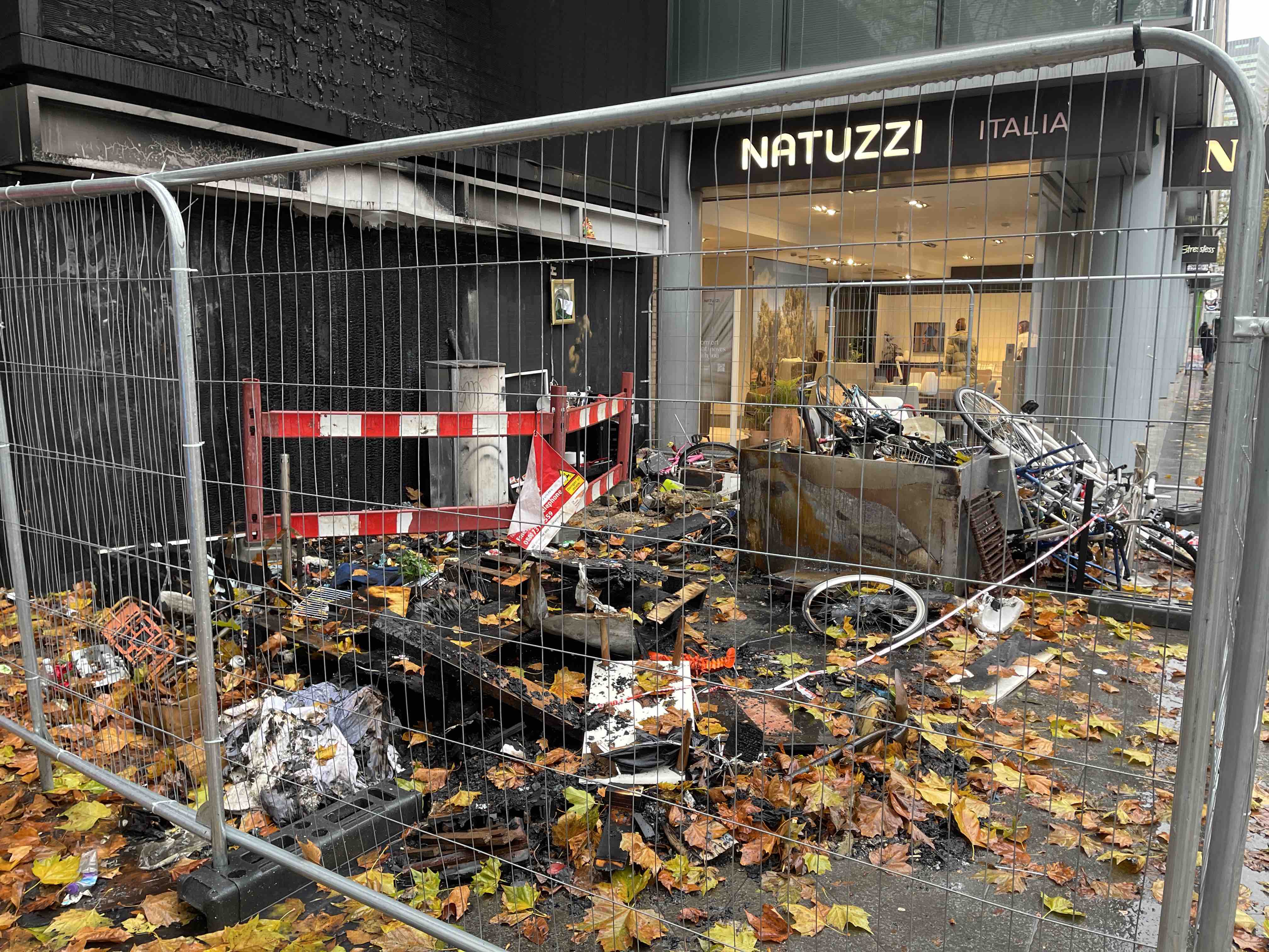 Homeless ‘shaken’ as tents and belongings are lost in street fire IMG_9842