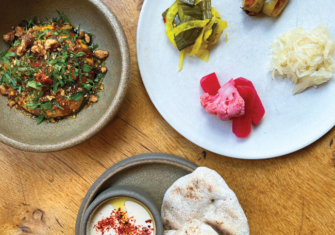 A meal at buzzing Rovi is a rollercoaster of flavours – full of clever twists Rovi Starter trio