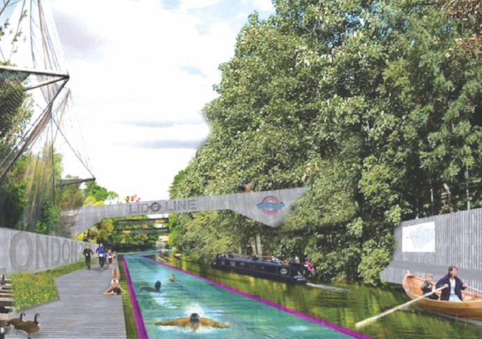 Just imagine… a swim lane in the canal Canal swim