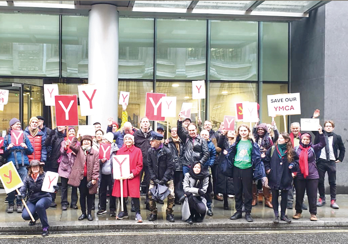 Central YMCA campaigners copy