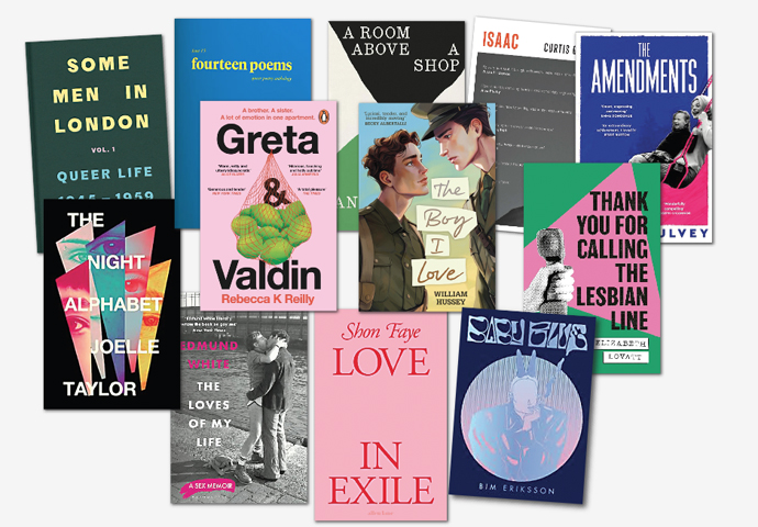 LGBT books montage