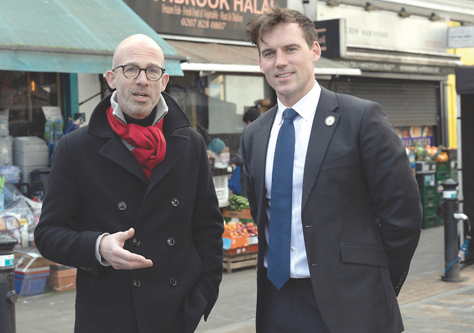 Geoff Barraclough and Ed Pitt Ford