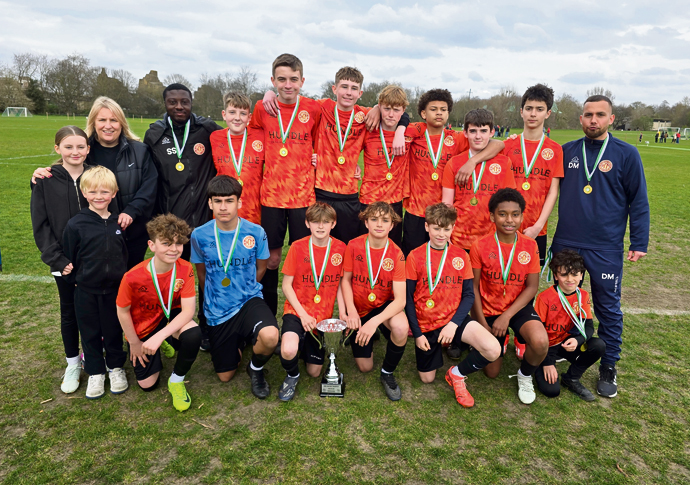 Kentish Town FC U14s Sid Hayes Memorial Cup Winners