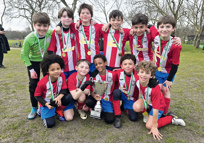 Priory Park Jets U10s Cup Winners