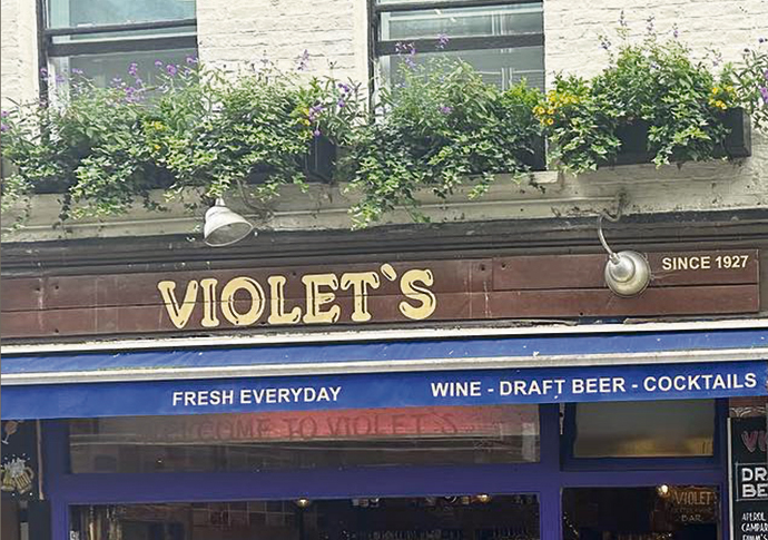 Politicians relent and allow Violet’s to keep its licence Violets shop