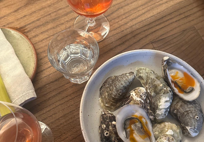Goodbye Horses oysters