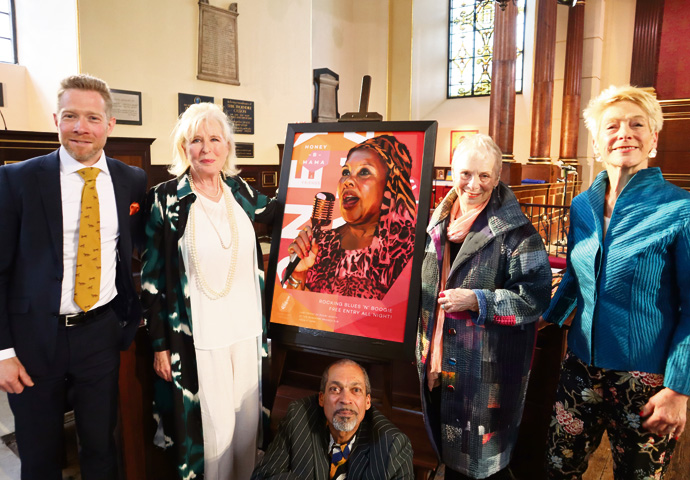 Tributes paid to ‘luminous’ Cleo at the Actors’ Church Zeb Jax Ben Sarah Cecilia