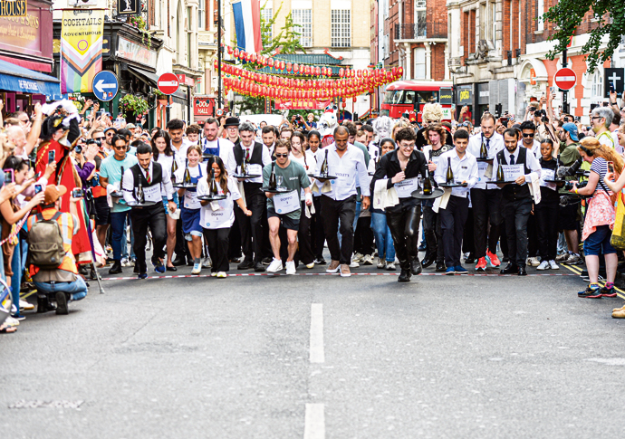 Soho Waiters Race And they're off PC