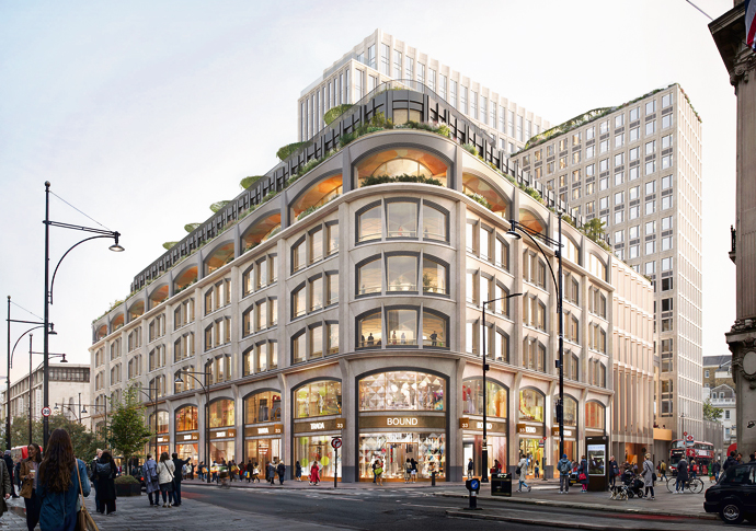 Cultural hub plan for BHS site 33 Cavendish Square, London