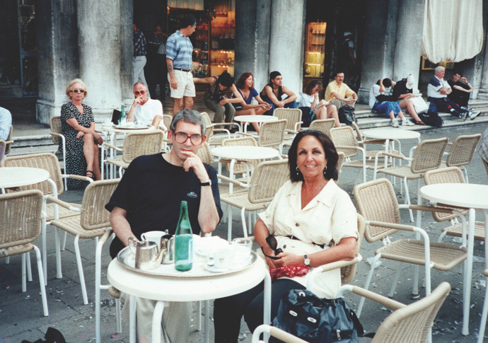 Paula Rego and Anthony in Venice