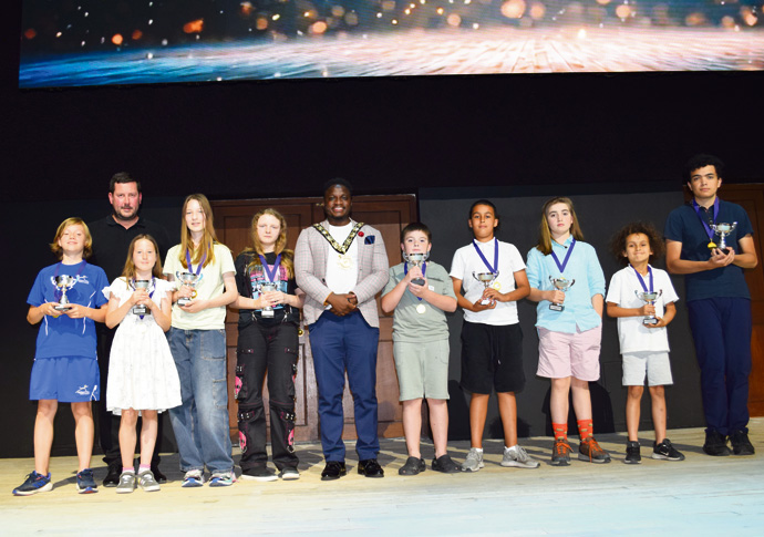 Team Camden's Kayak squad - Mayors Outstanding Achievement Award