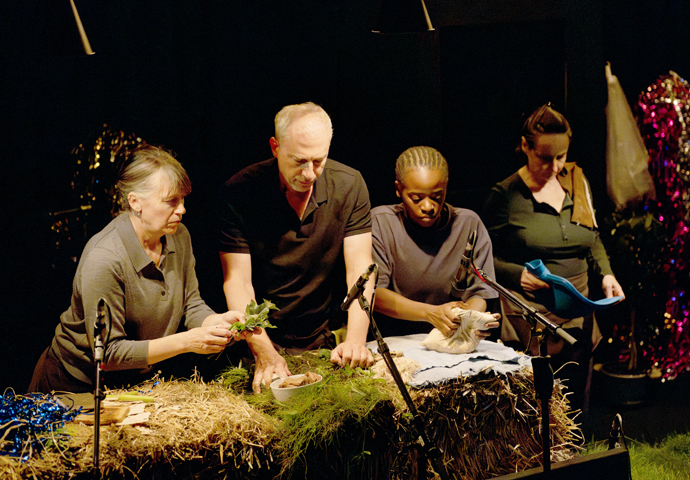 Review: Cow | Deer at the Royal Court Jerwood Theatre Upstairs Cow | Deer (photography credit Camilla Greenwell)