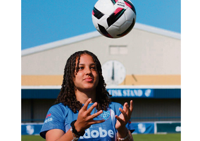 Teenage ace stars in Town’s FA Cup win Jada-Chey’ah Graham PHOTO- Camden Town WFC