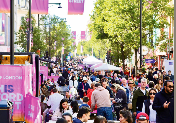 ‘This is Oxford car-free Street’ oxford street 1