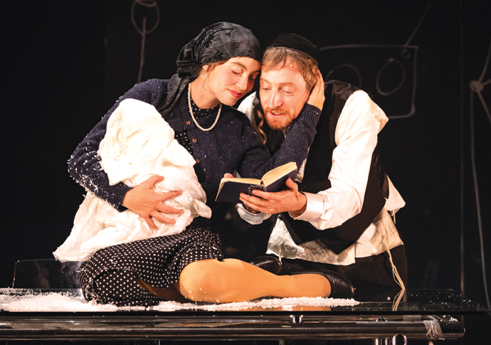 Katerina Tannenbaum and Eddie Toll in The Wanderers _photo MARK SENIOR