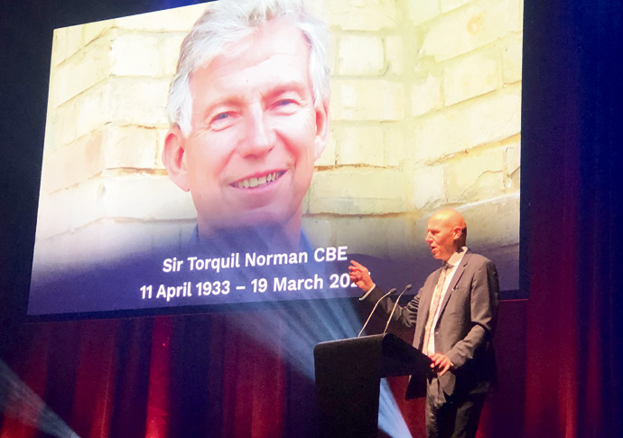 Marcus Davey pays tribute to Sir Torquil Norman