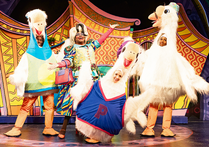 Cast of Mama Goose at Stratford East (c) Mark Senior