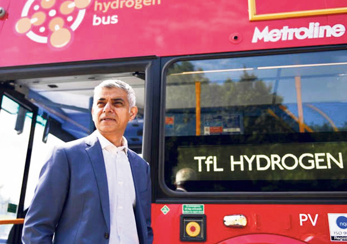 Who will win in licence reforms? Sadiq-Khan-hydrogen-bus-photo-@SadiqKhan-twitter