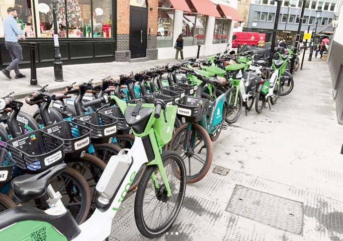 lime bikes tower street - 1