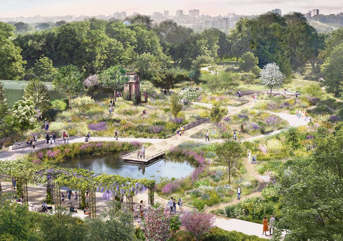 Elizabeth’s garden is on track… queen garden