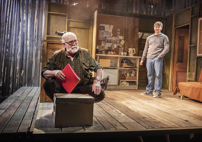 Review: Firewing, at Hampstead Downstairs Gerard Horan as Tim and Charlie Beck as Marcus in Firewing_005_credit Pamela Raith